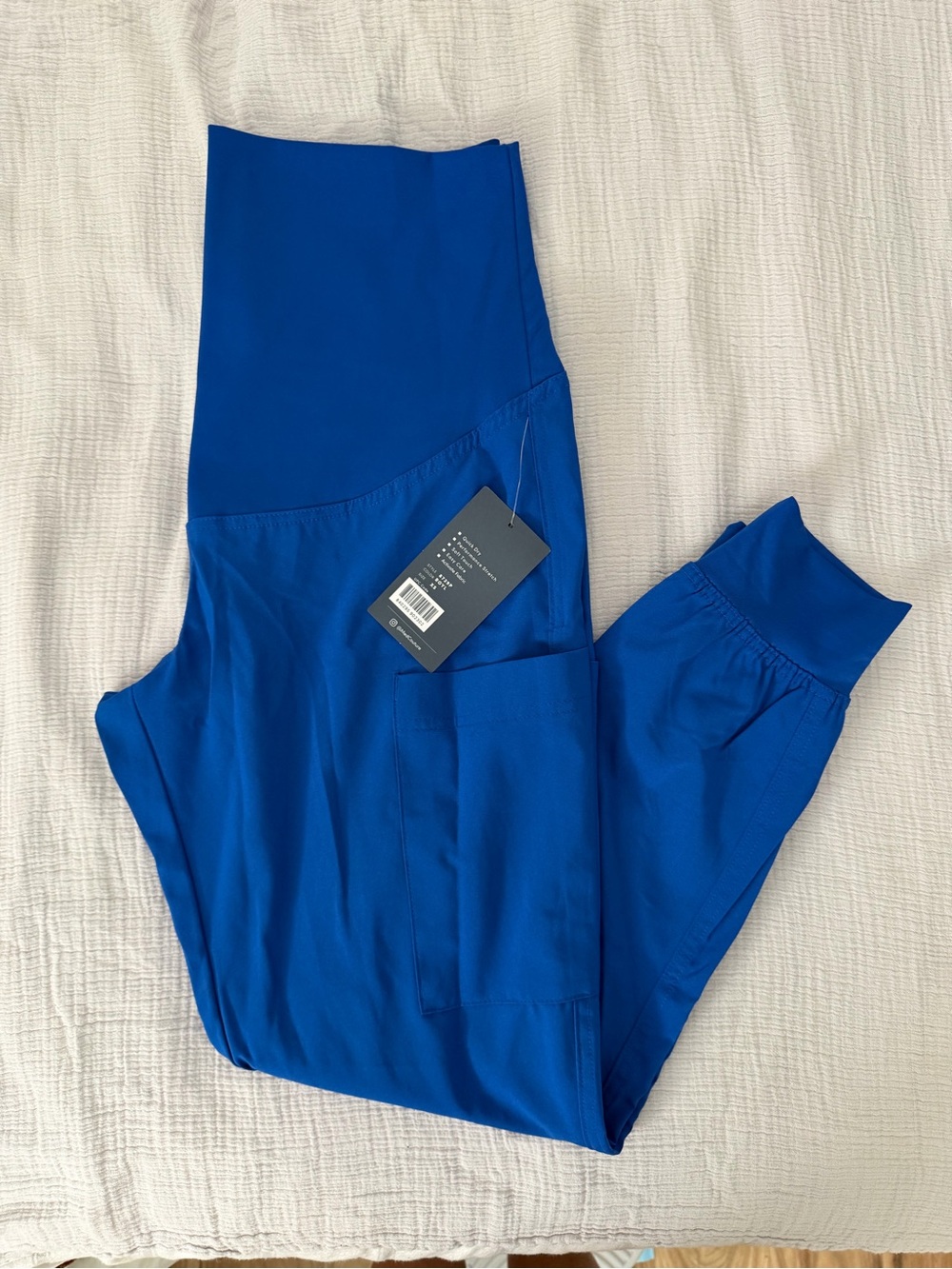 Med Couture Royal Blue Jogger Maternity Scrub Pants